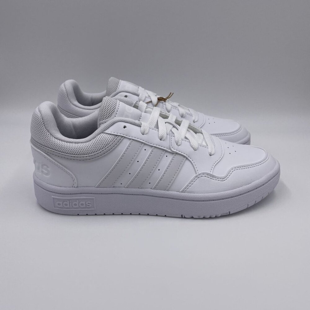 adidas Hoops 3.0 White Womens Shoes